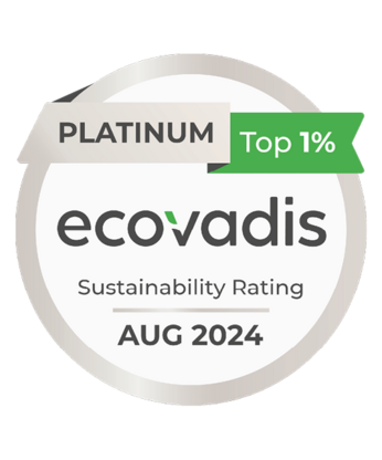 Icon Ecovadis Medaille Platin 2024